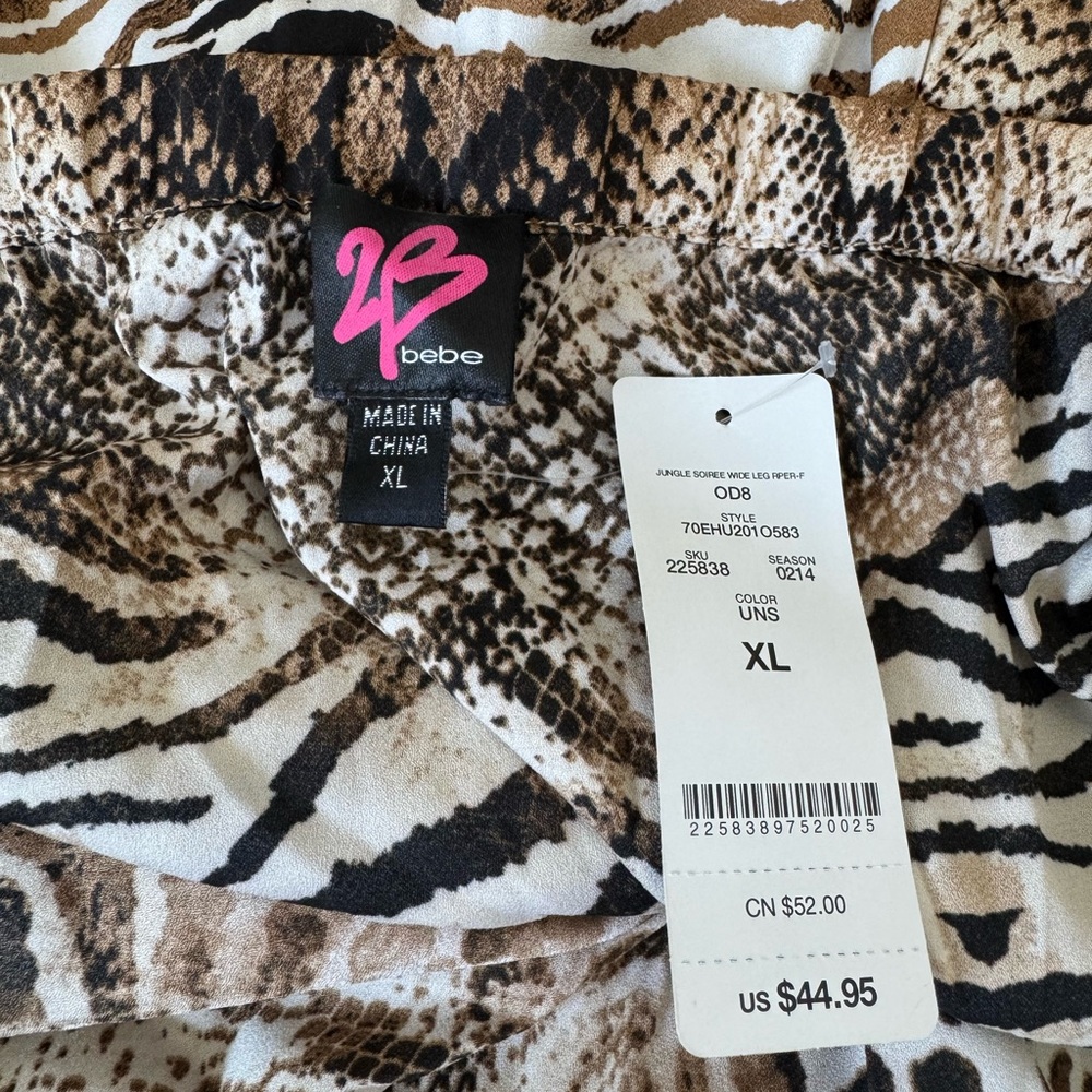 Bebe /XL / jumpsuit/ off shoulder / new with tags - Picture 2 of 5